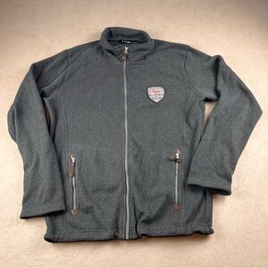 Men's Dark Gray Fleece Jacket - Schoeffel